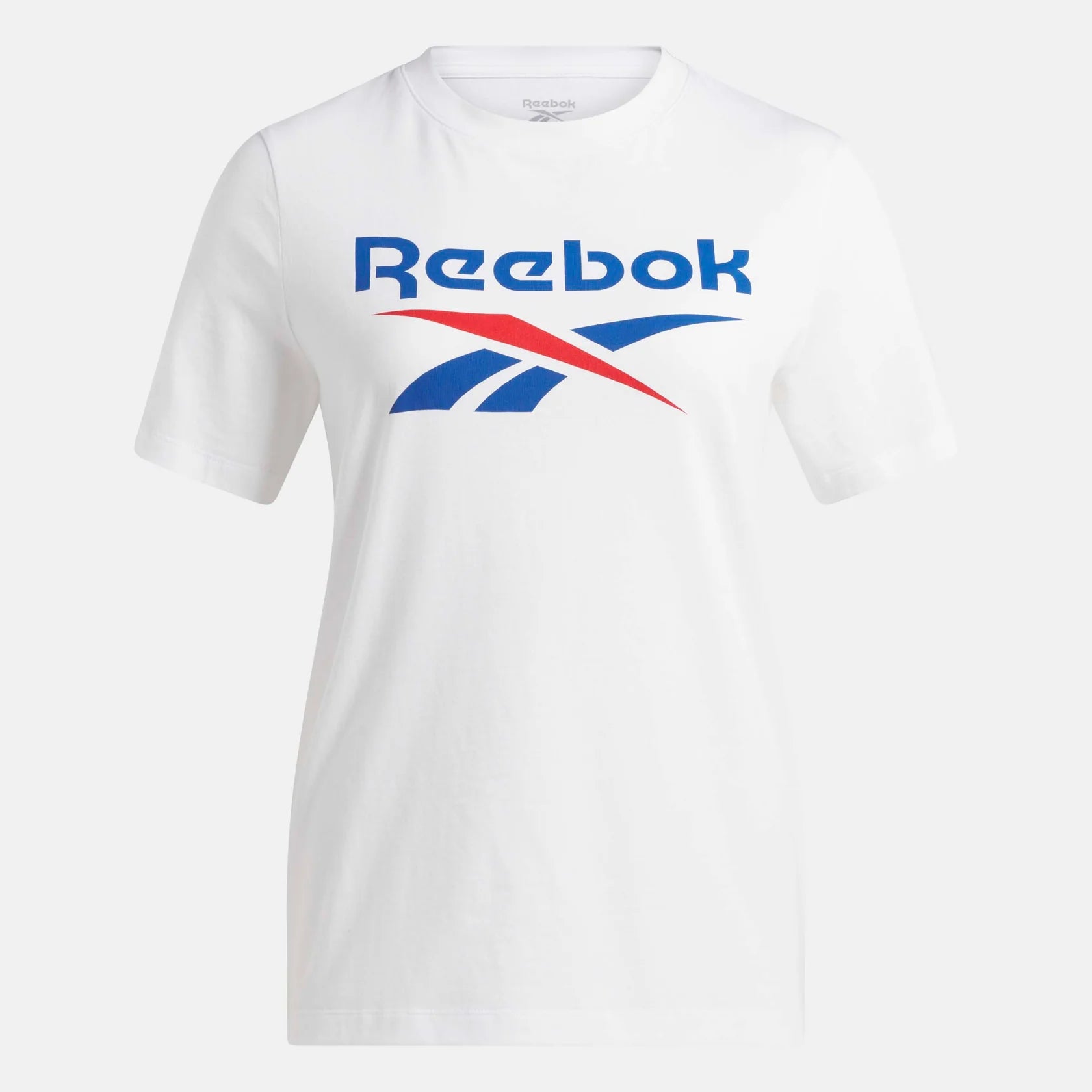 Reebok Women's Identity Big Logo White Tee