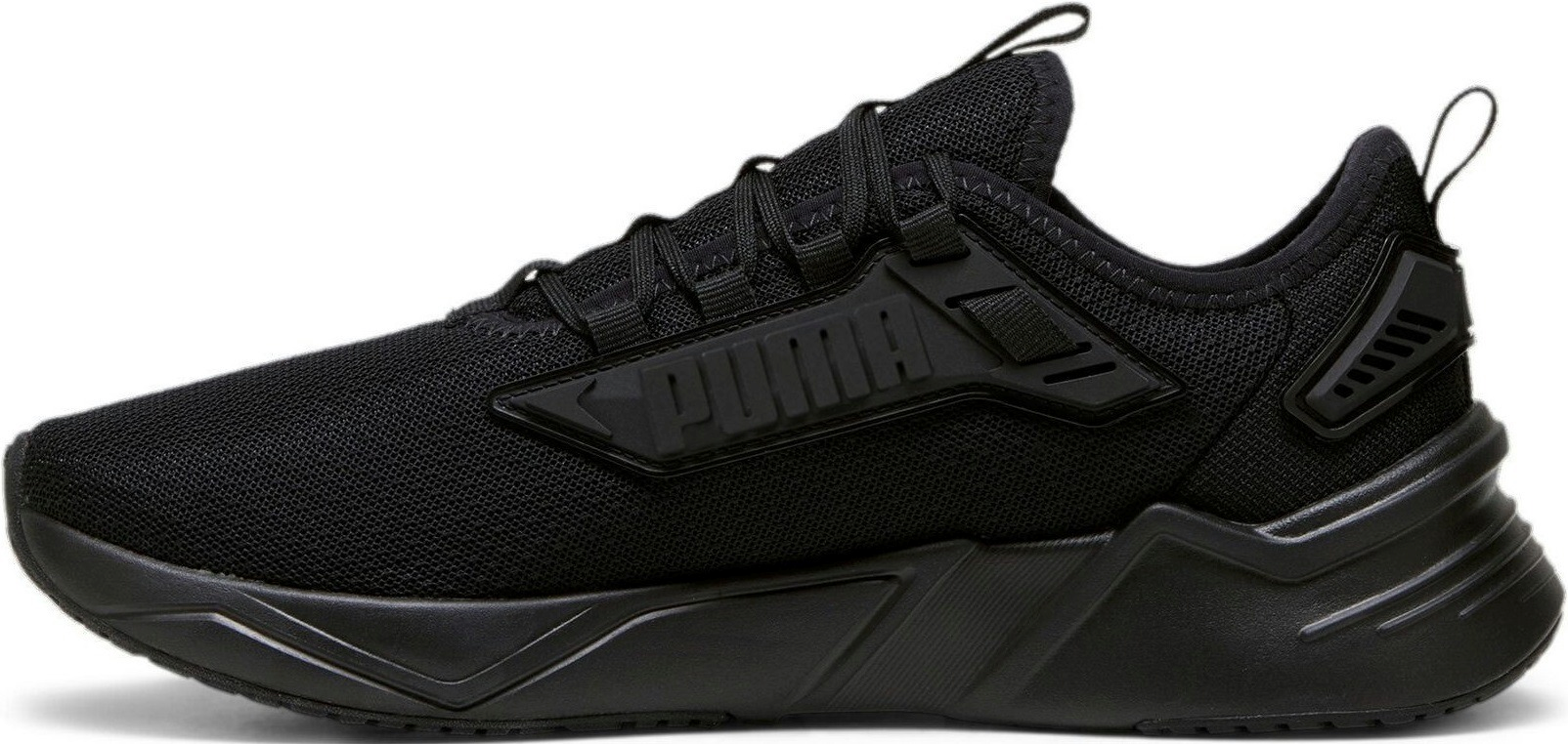 Puma Men's Retaliate 3 Triple Black Running Shoes