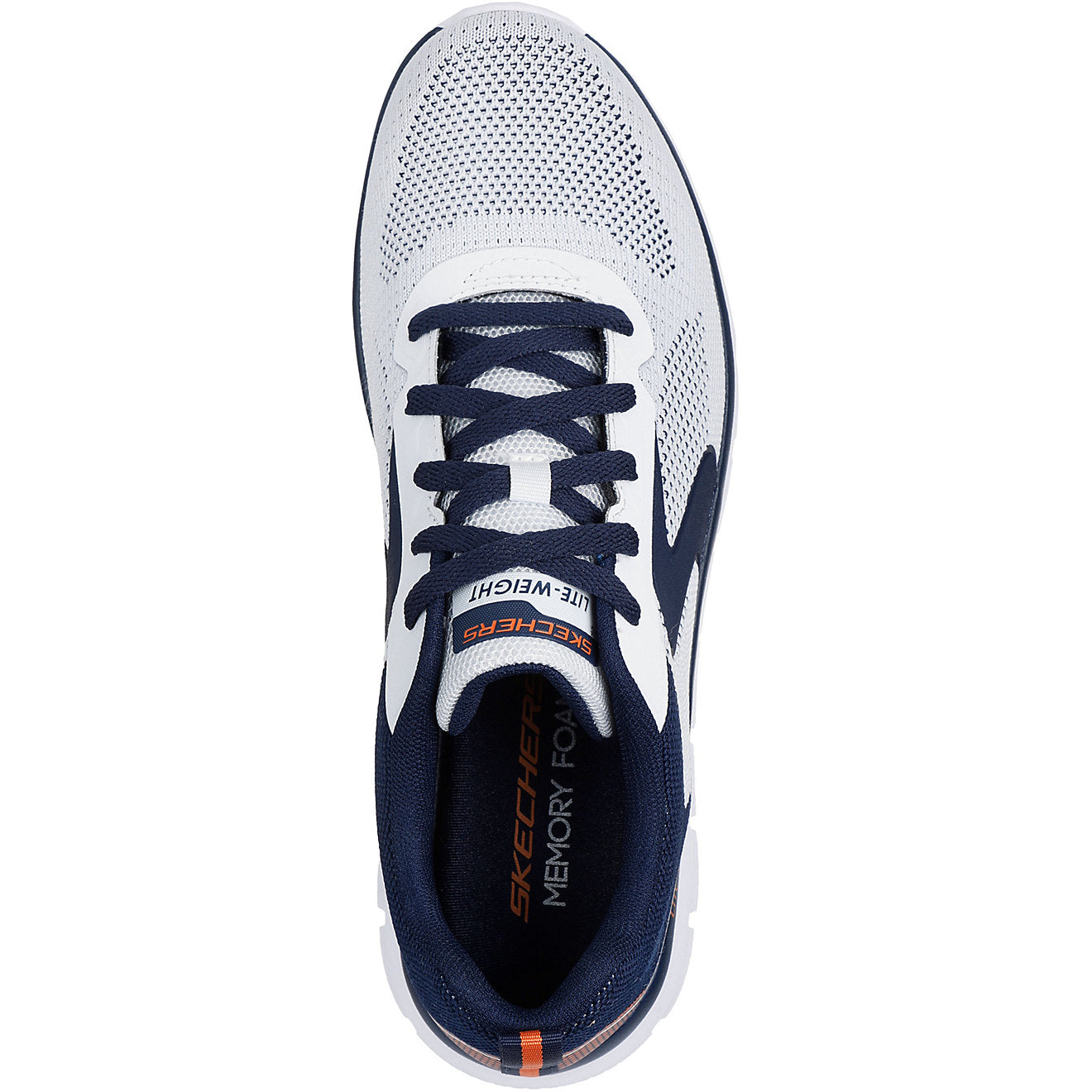 Skechers Men's Track Lerko White/Navy Training Shoes