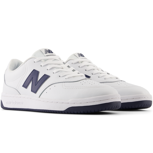New Balance Unisex Bb80 White/Navy Sneaker Shoe