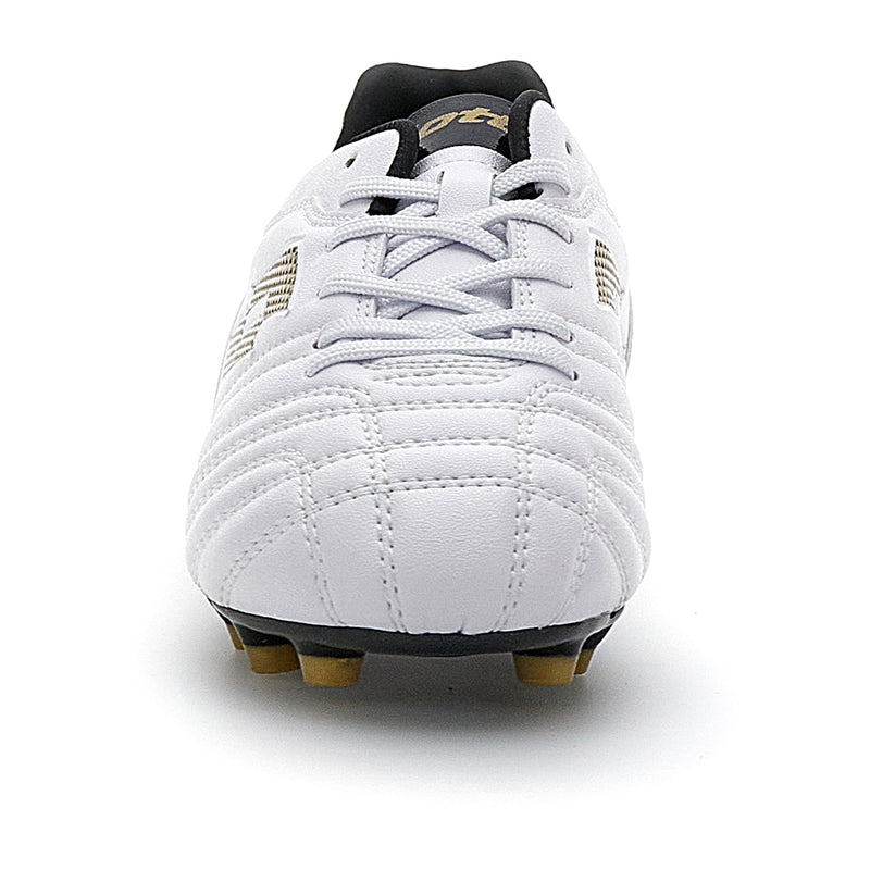 Lotto Kid's Stadio 705 Fg White/Gold Football Boots