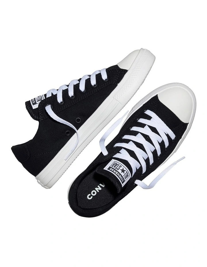 CONVERSE UNISEX DAY 1 LOW TOP BLACK/WHITE SNEAKER SHOES