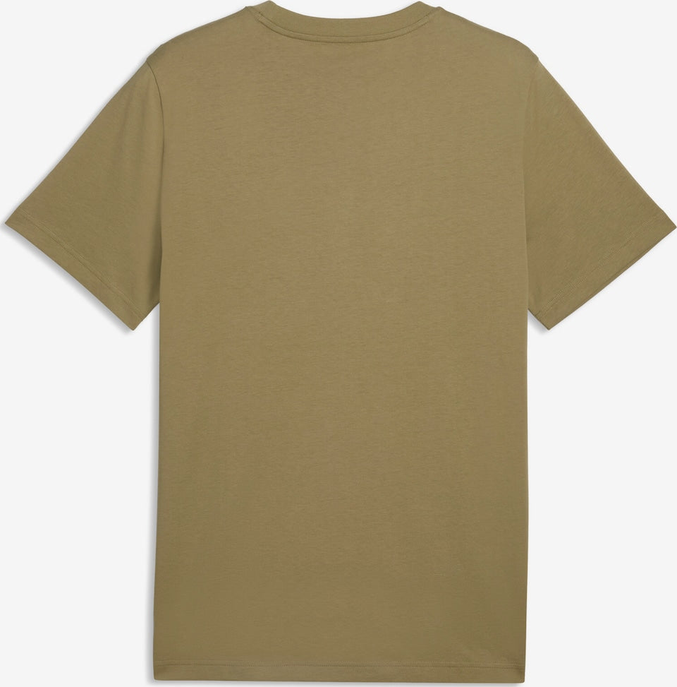 PUMA MEN'S ESSENTIALS 2 COLOUR SMALL LOGO LATTE TEE
