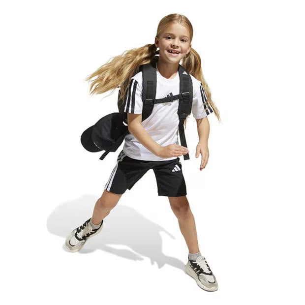 Adidas Kid's 3-Stripes White/Black Set