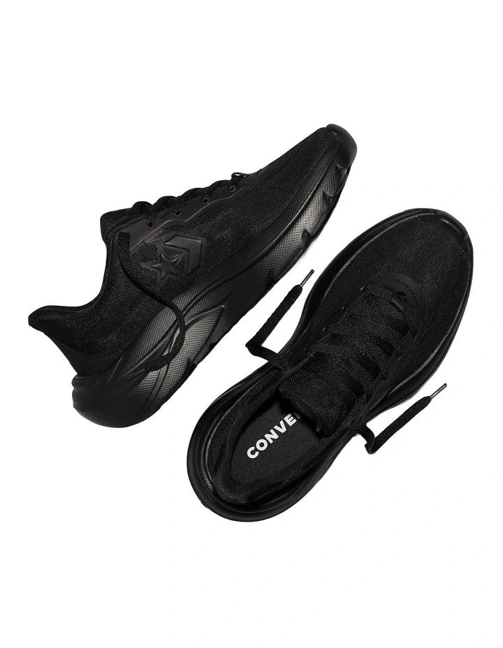 Converse Unisex Day One Runner Triple Black Running Shoe
