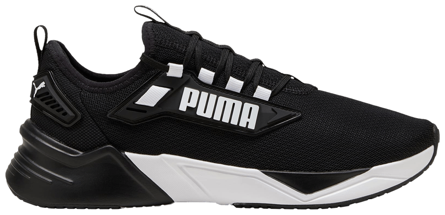 Puma Men's Retaliate Black/White Running Shoes