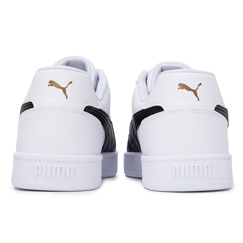 Puma Men's Caven White/Black/Gold Sneakers Shoes
