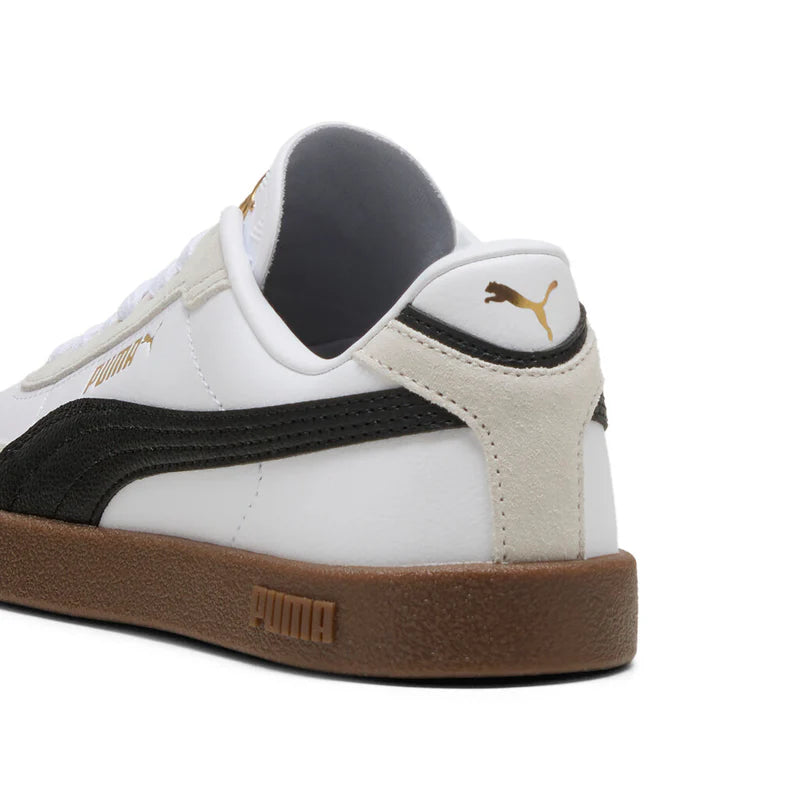 PUMA KID's CLUB II ERA V WHITE/BLACK SNEAKER SHOES