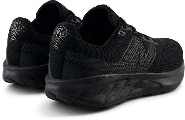 New Balance Men's 520 V9 Triple Black Running Shoes (Width 2e)