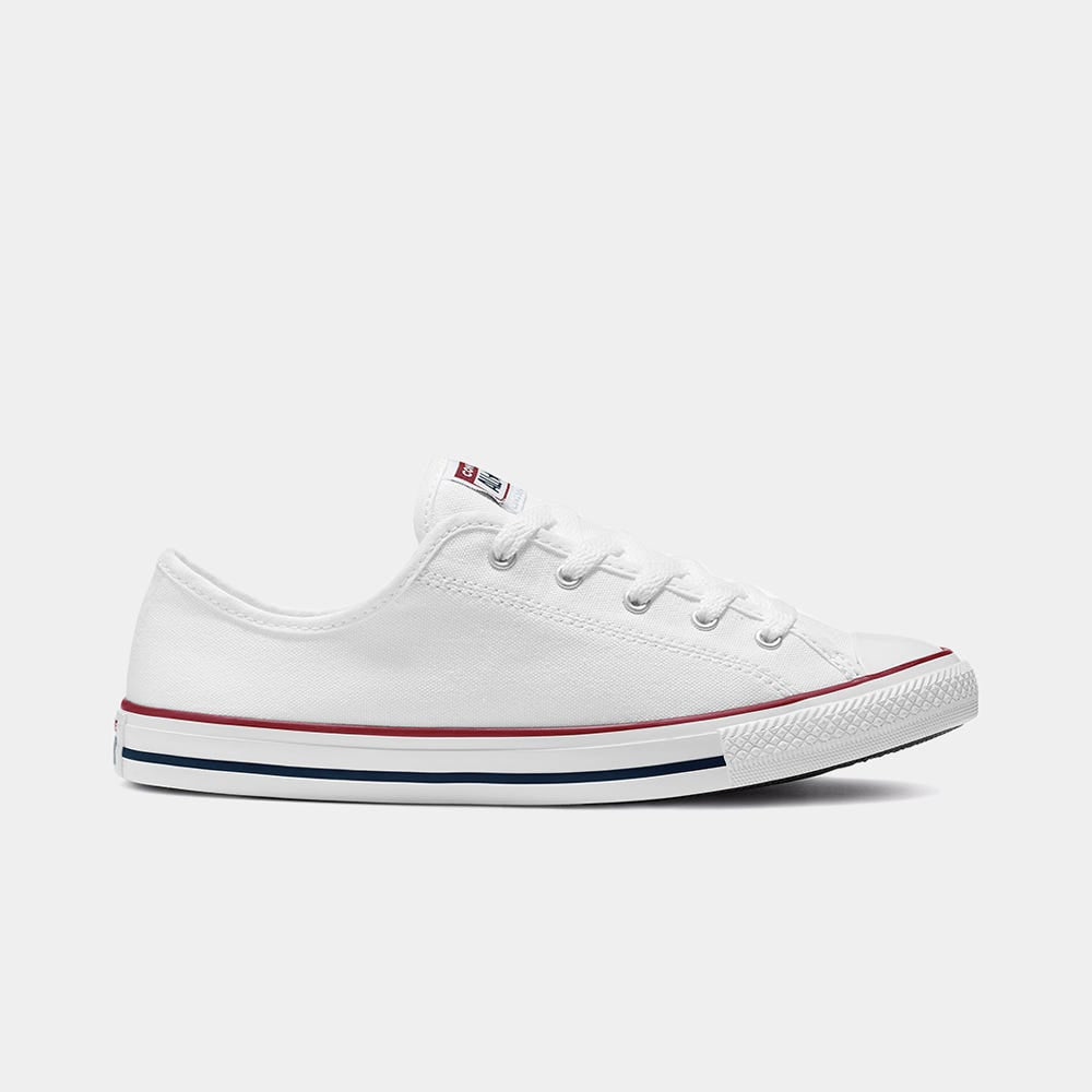 Converse Womens Chuck Taylor All Star Dainty Low Top White Shoes