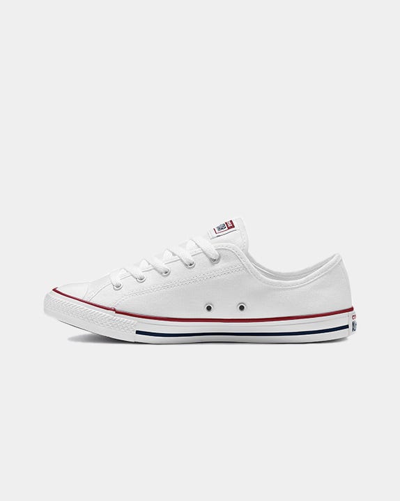 Converse Womens Chuck Taylor All Star Dainty Low Top White Shoes