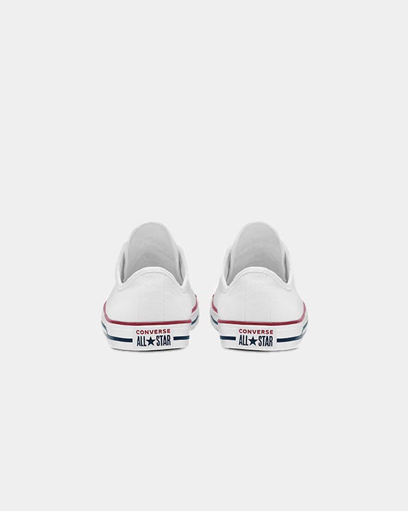 Converse Womens Chuck Taylor All Star Dainty Low Top White Shoes
