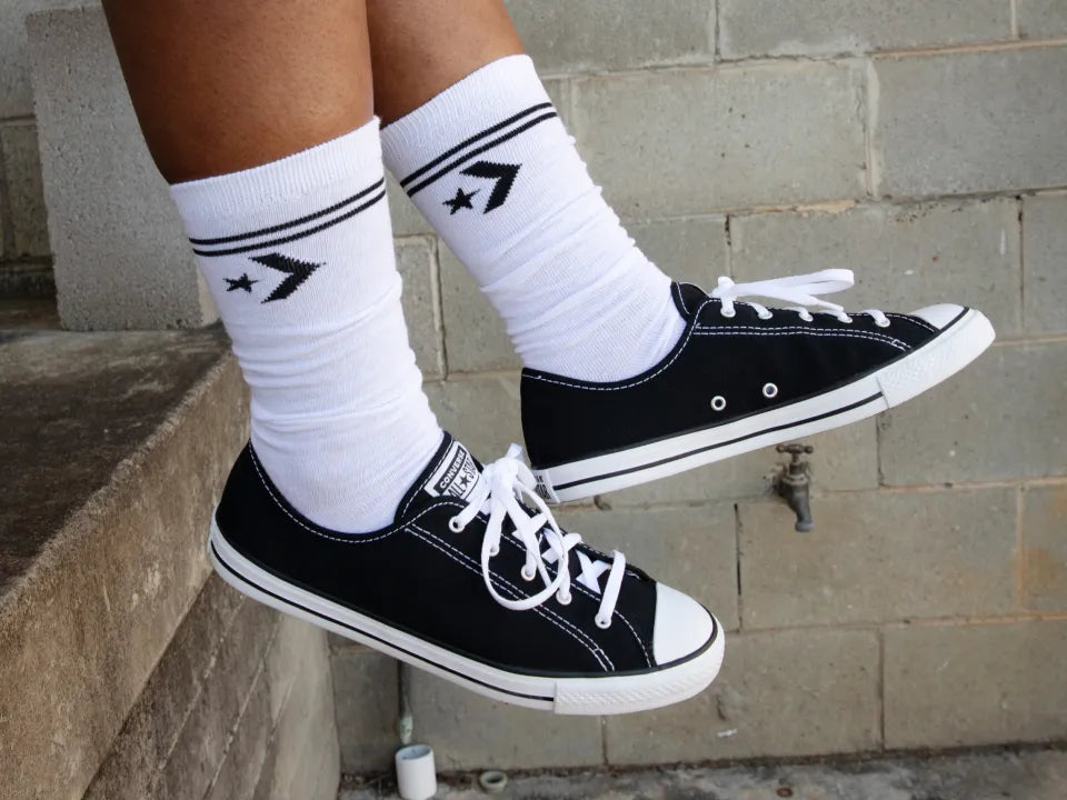 Converse Women's Chuck Taylor All-Star Danity Black/White Sneaker Shoes