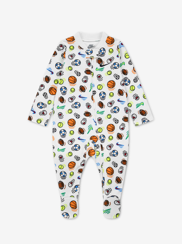 Nike Kid's Sportball Coverall White Onesie