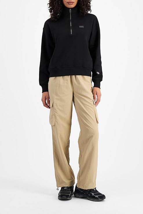 Champion Women's Rochester Base Black Quarter Zip