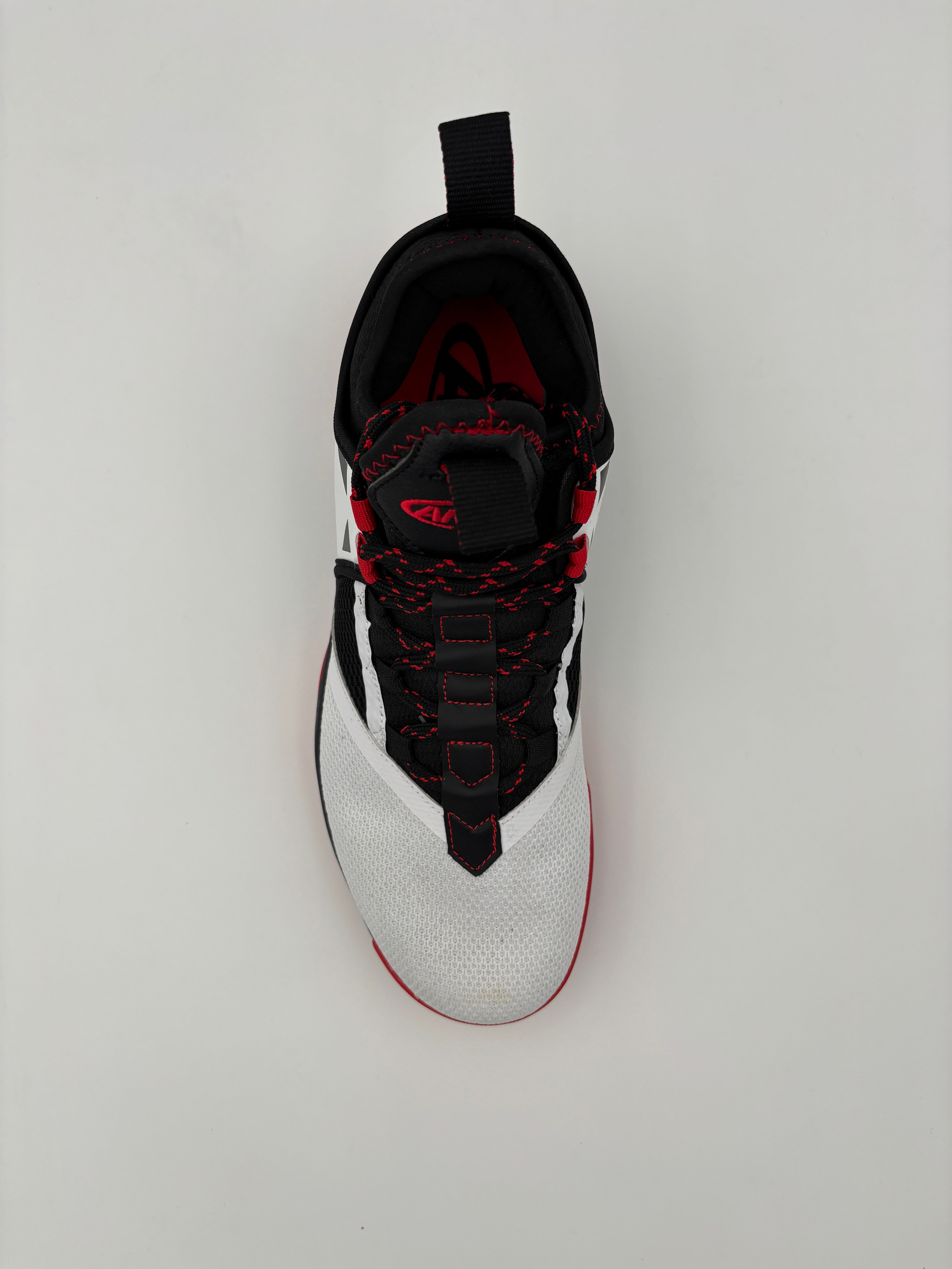 And-1 Men's Charge White/Black/Red Basketball Shoes