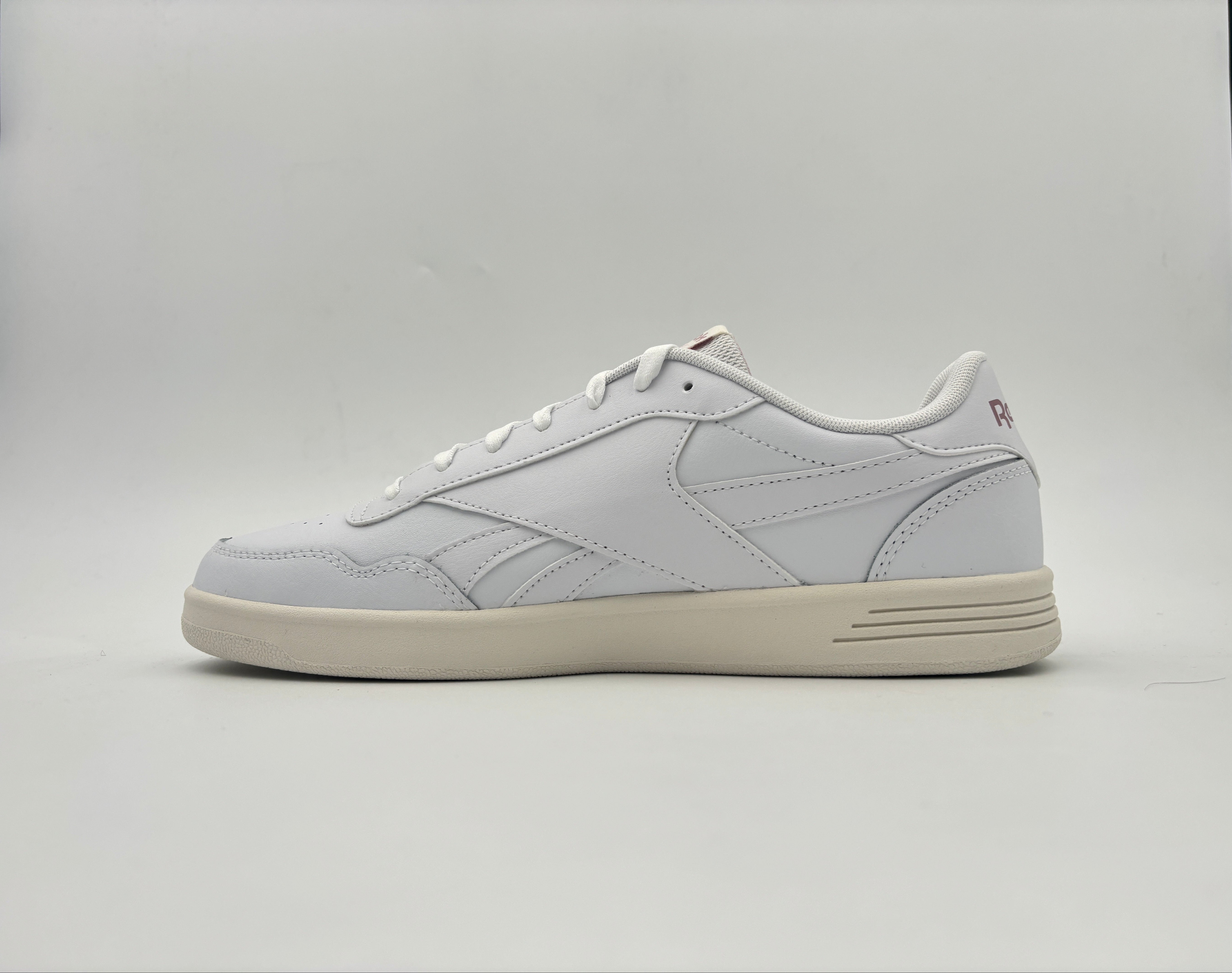 Reebok Women's Court Advance White/Pink Sneaker Shoes