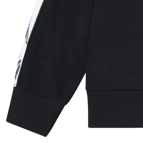Nike Kid's Logo Taping Black Full Zip Tracksuit Set