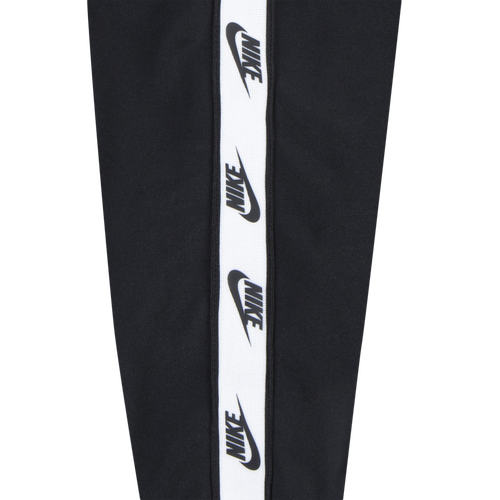 Nike Kid's Logo Taping Black Full Zip Tracksuit Set