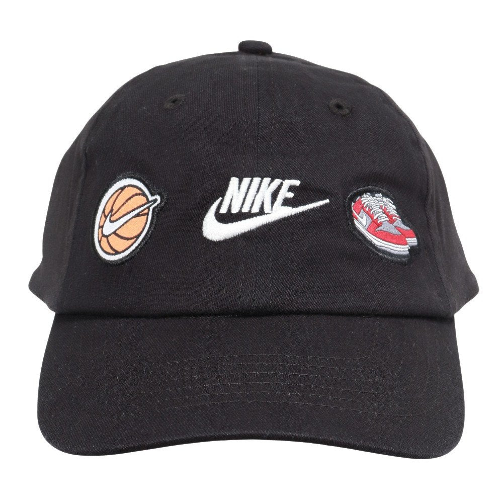 Nike Kid's Patch Club Black Cap