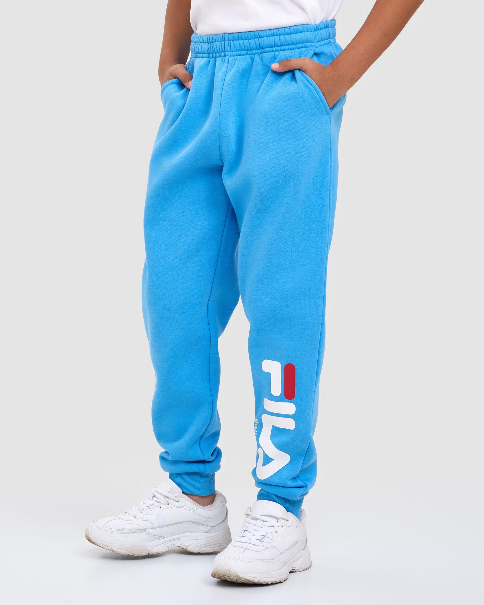 Fila Kid's Bailey Blue Trackpants