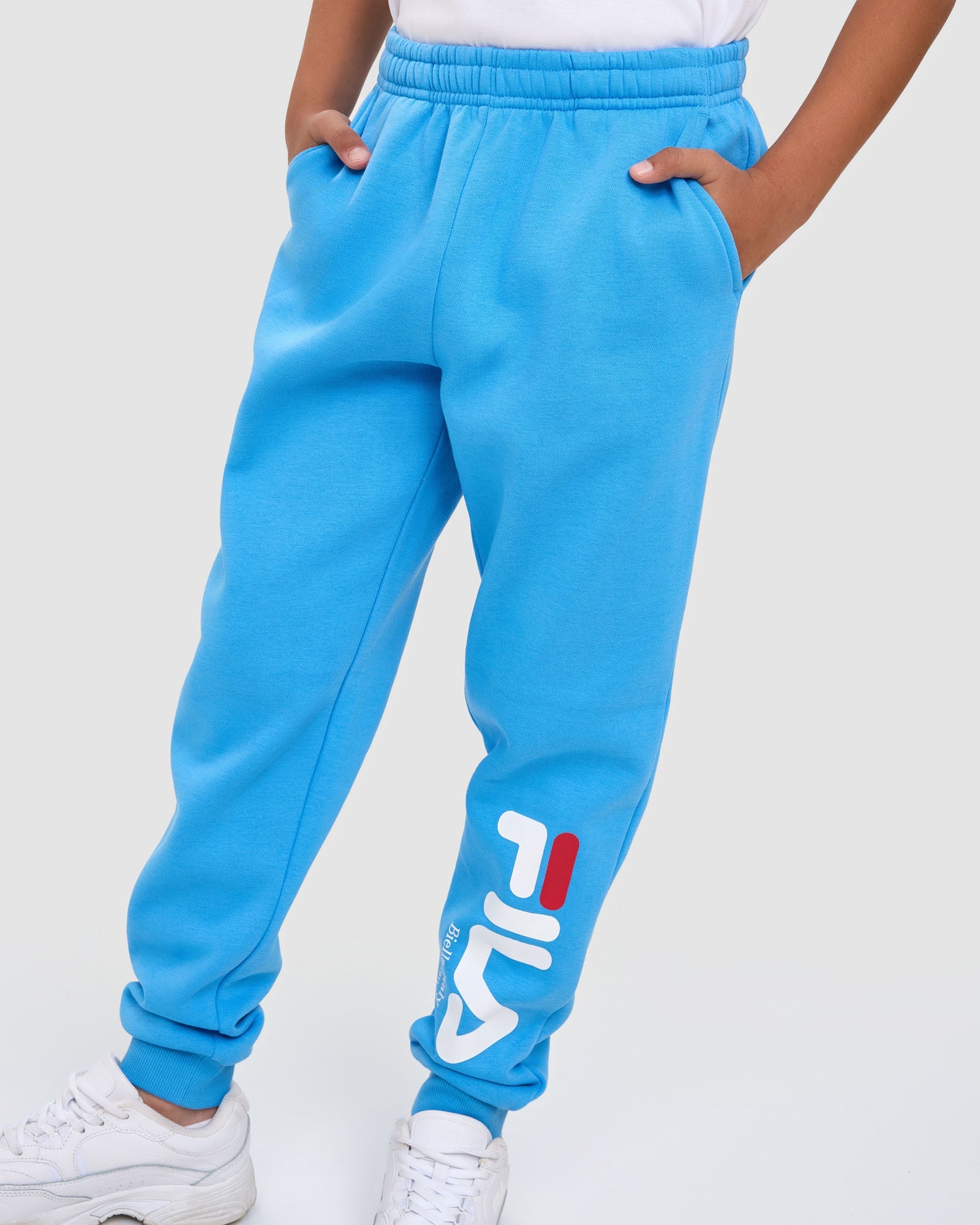Fila Kid's Bailey Blue Trackpants
