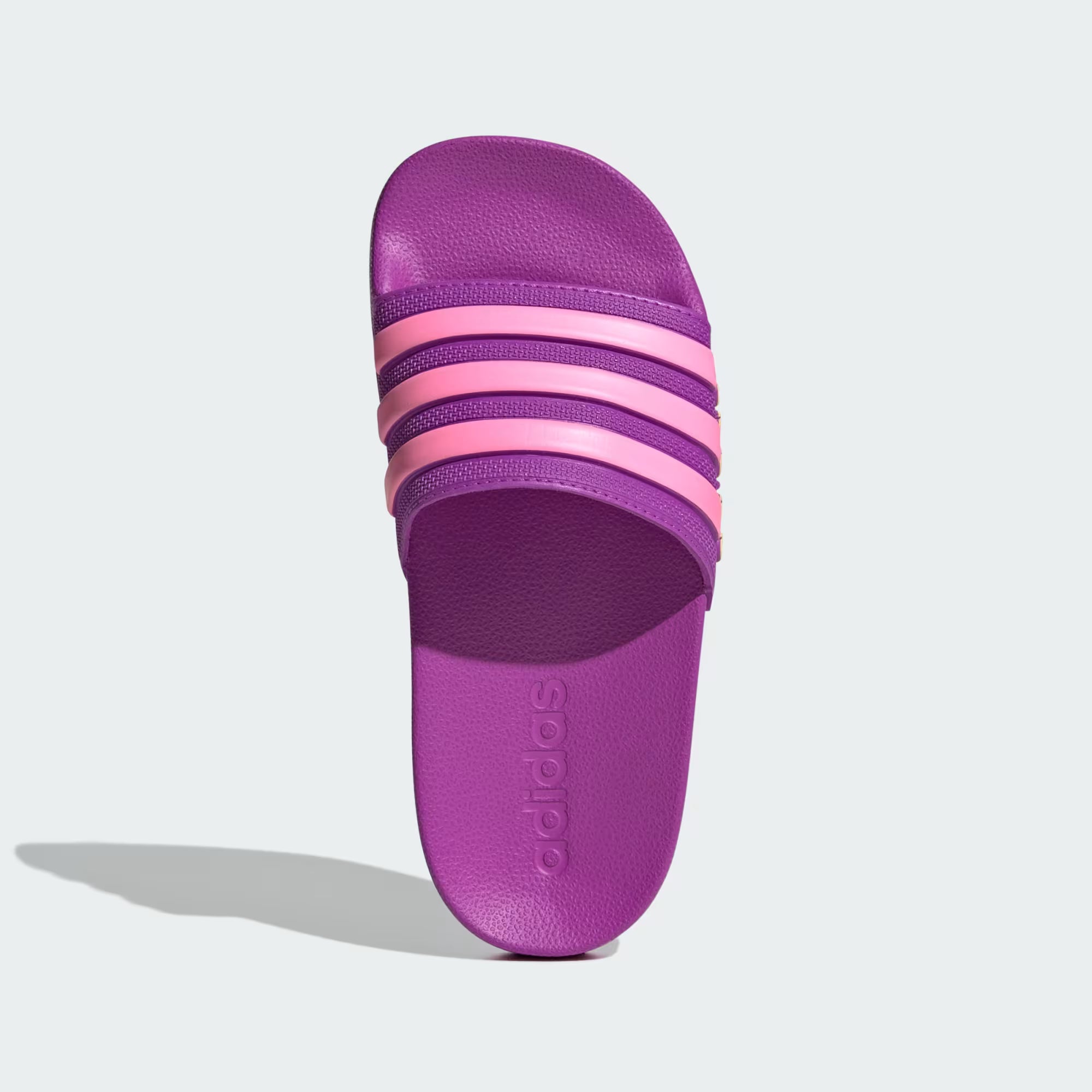 ADIDAS KID'S ADILETTE SHOWERT PURPLE SLIDES