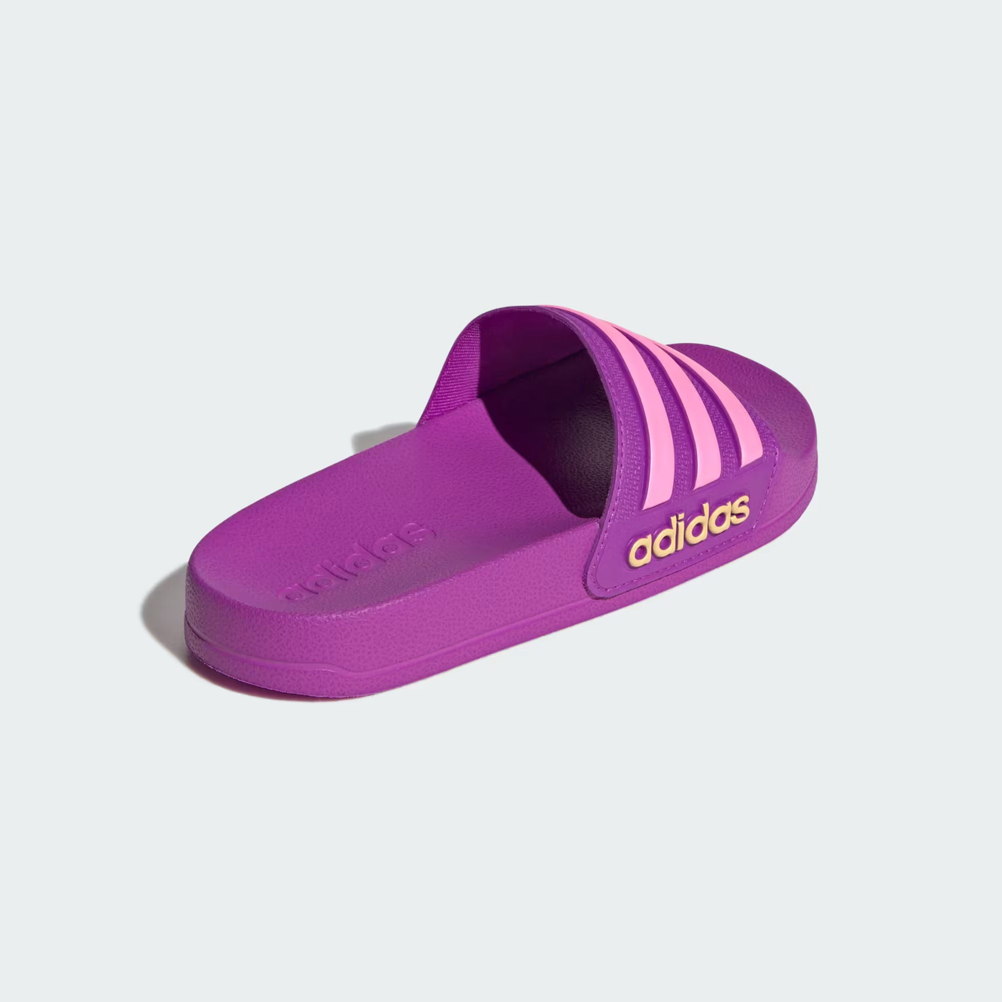 ADIDAS KID'S ADILETTE SHOWERT PURPLE SLIDES