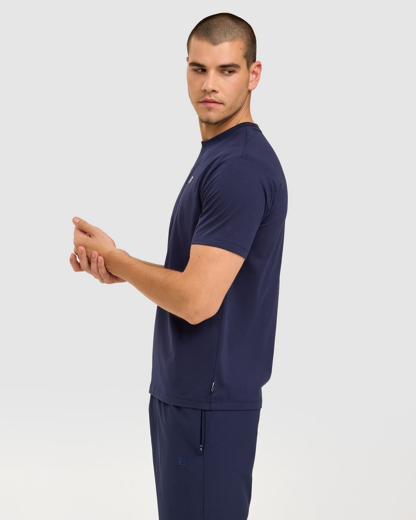 Fila Men's Adam Reg Navy Tee