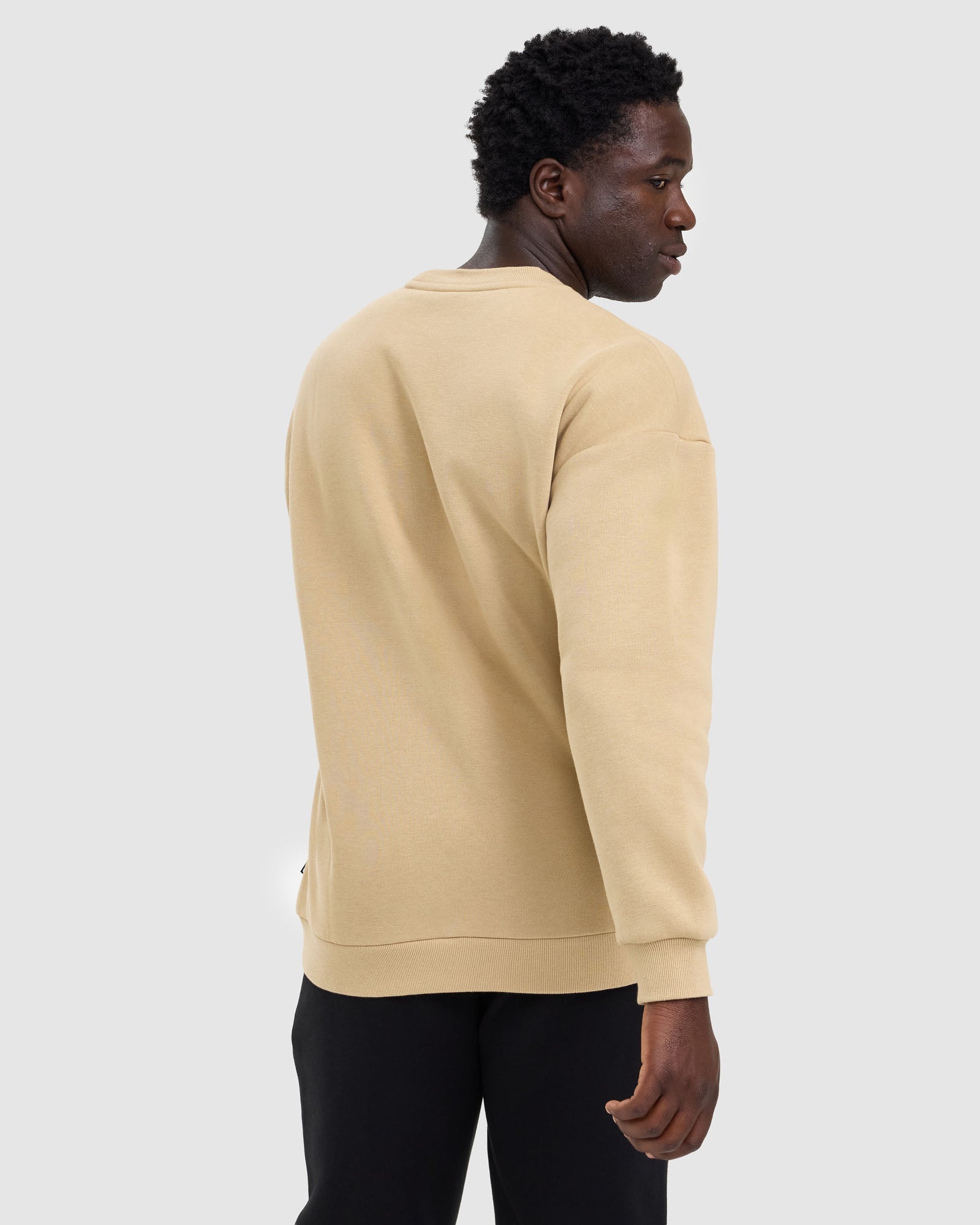 Fila Men's Byron Relaxed Crew Traverntine Sweatshirt
