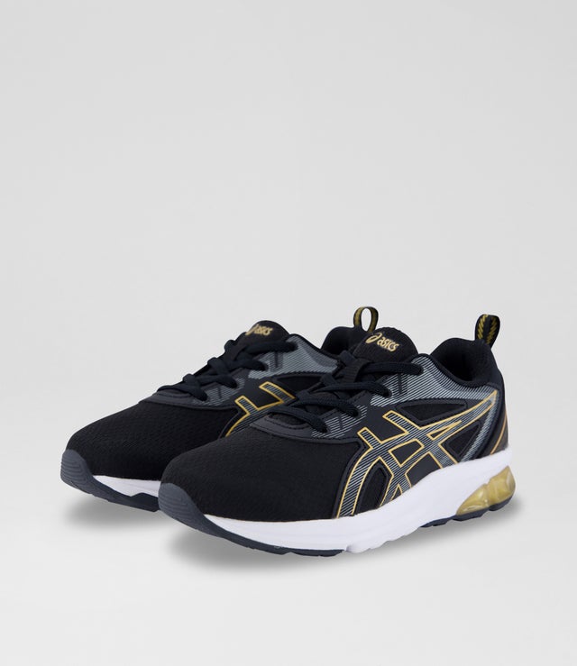 Asics Kid's Gel Quantum 90 Iv Black/Gold Running Shoes