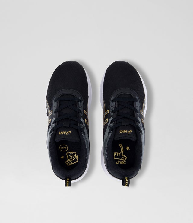 Asics Kid's Gel Quantum 90 Iv Black/Gold Running Shoes