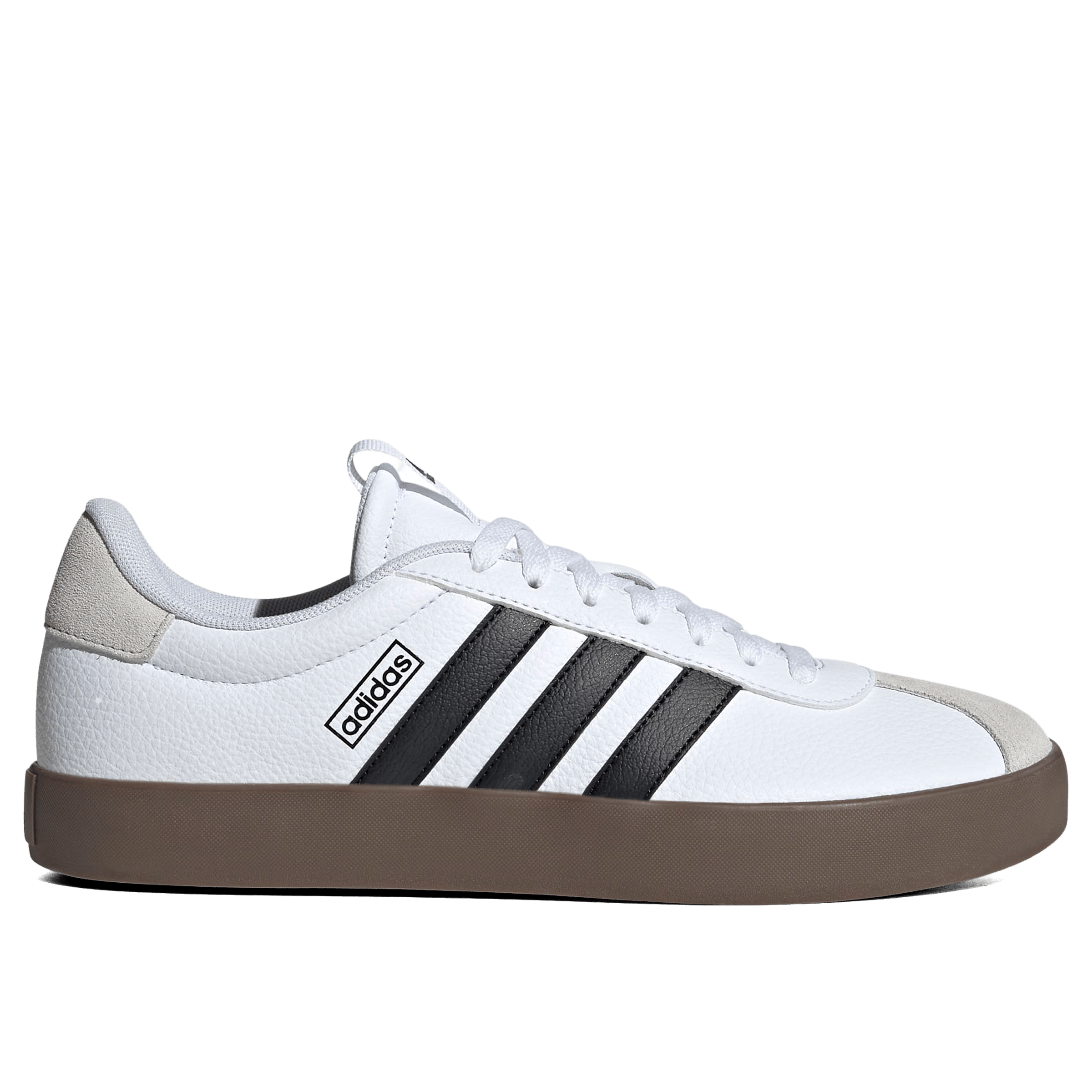 ADIDAS MEN'S VL COURT 3.0 WHITE/BLACK SNEAKER SHOES