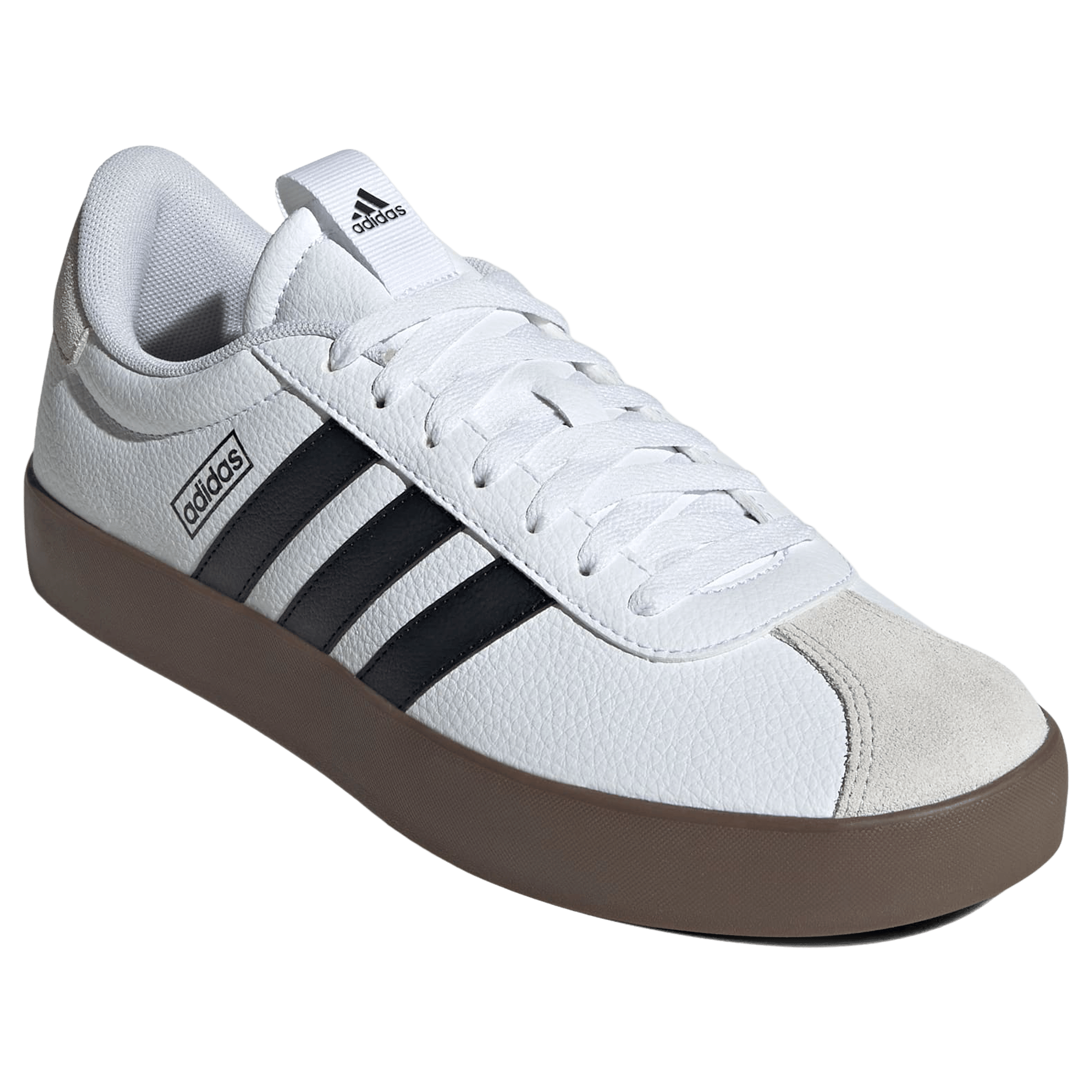 ADIDAS MEN'S VL COURT 3.0 WHITE/BLACK SNEAKER SHOES