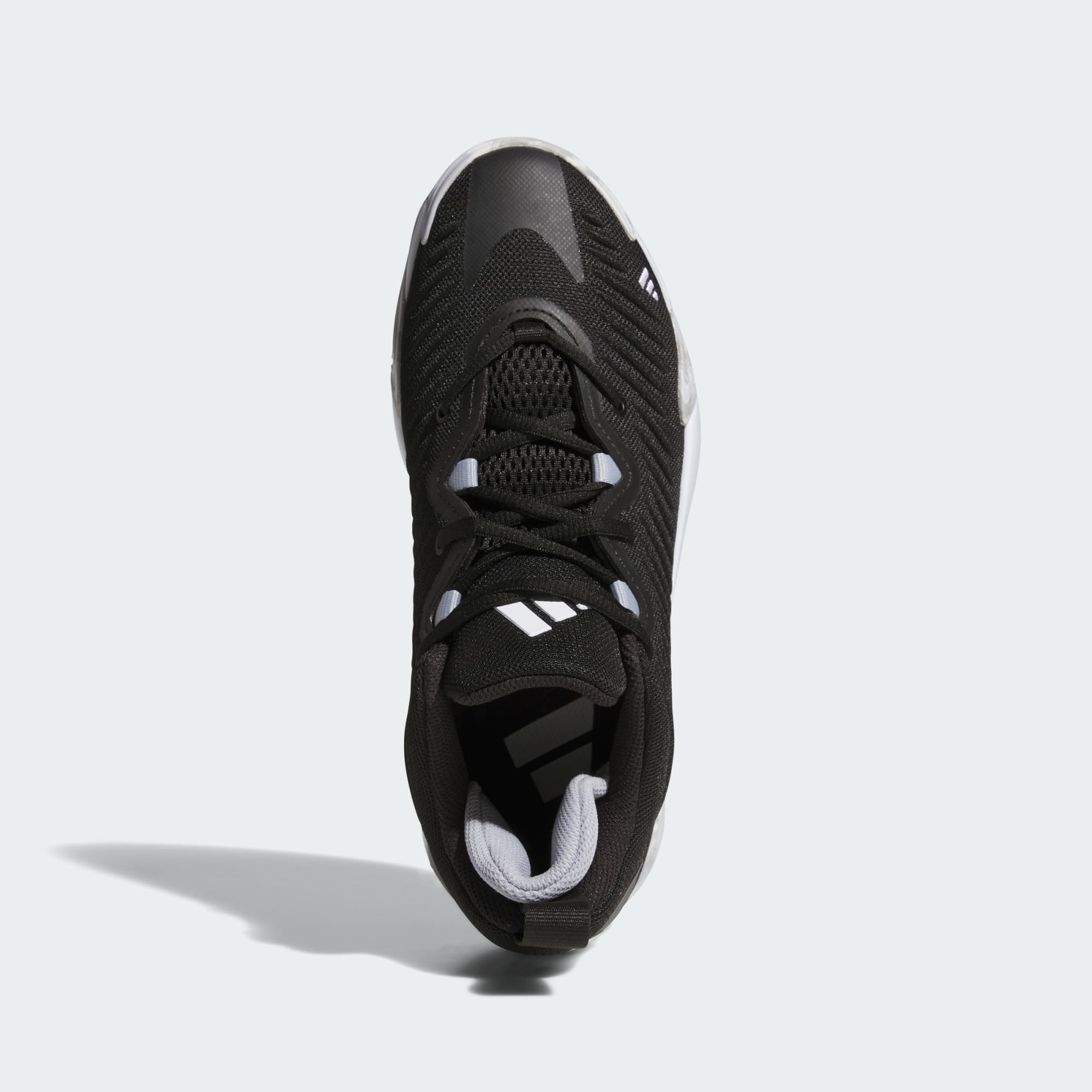 ADIDAS MEN'S INITIATION BLACK/SILVER/WHITE BASKETBALL SHOES
