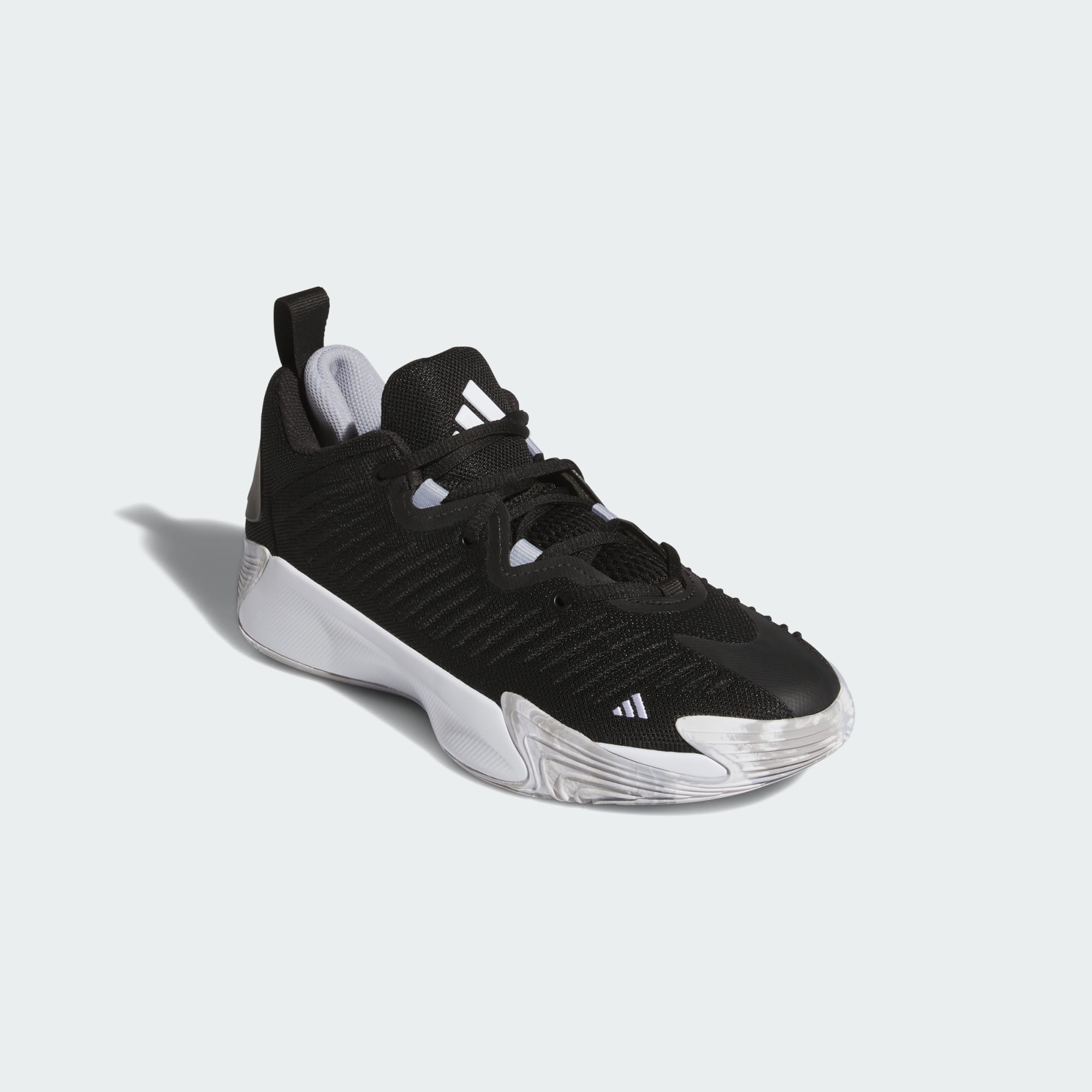 ADIDAS MEN'S INITIATION BLACK/SILVER/WHITE BASKETBALL SHOES