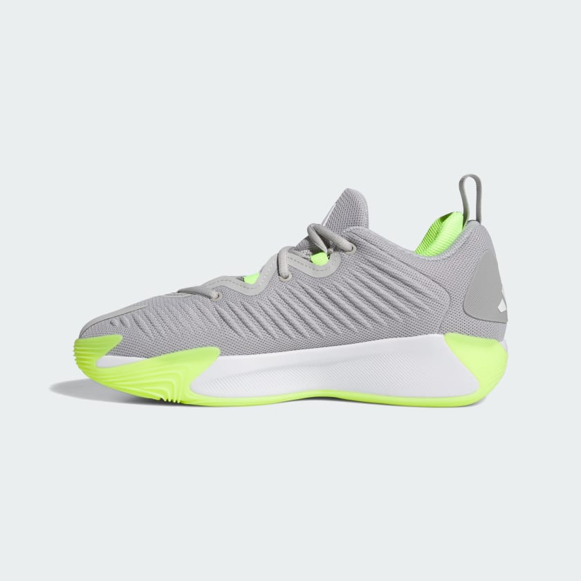ADIDAS MEN'S INITIATION GREY/LEMON BASKETBALL SHOES
