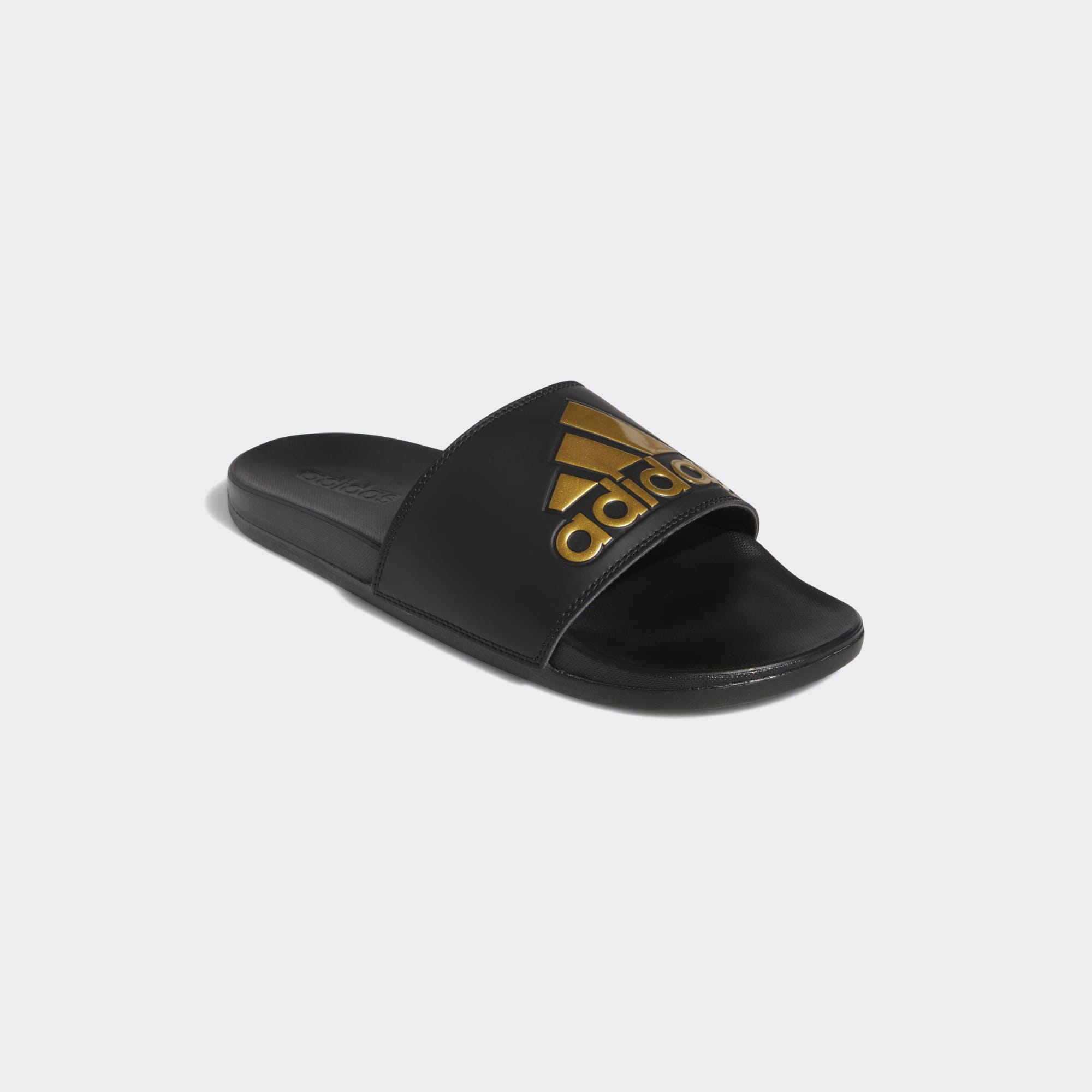 Adidas Unisex Adilette Comfort Black/Gold Slides