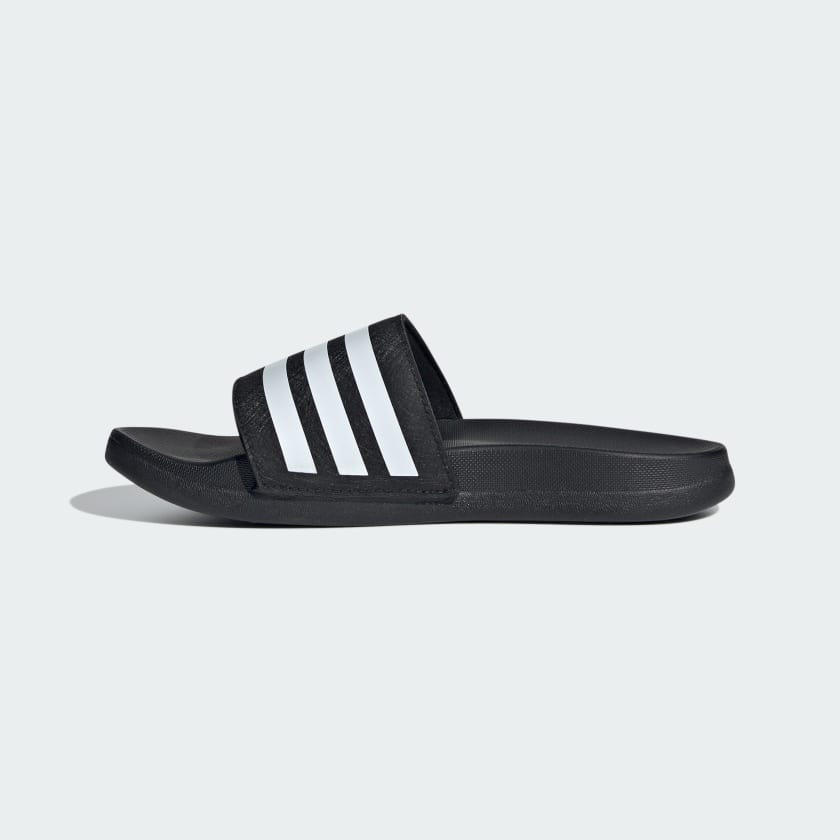 Adidas Kids Adilette Comfort Black/White Slides