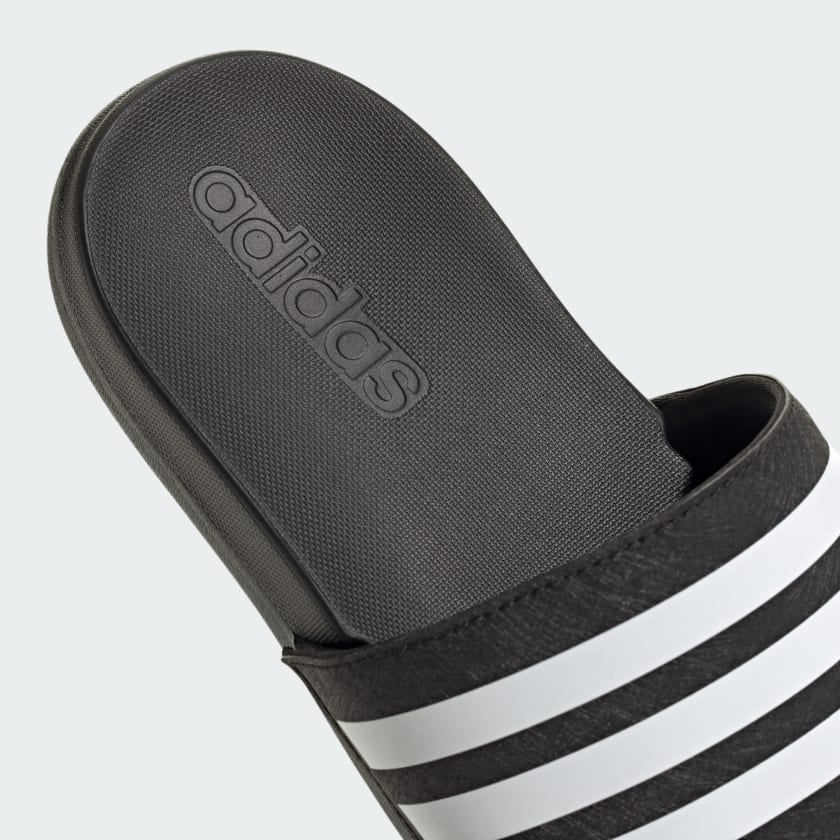 Adidas Kids Adilette Comfort Black/White Slides