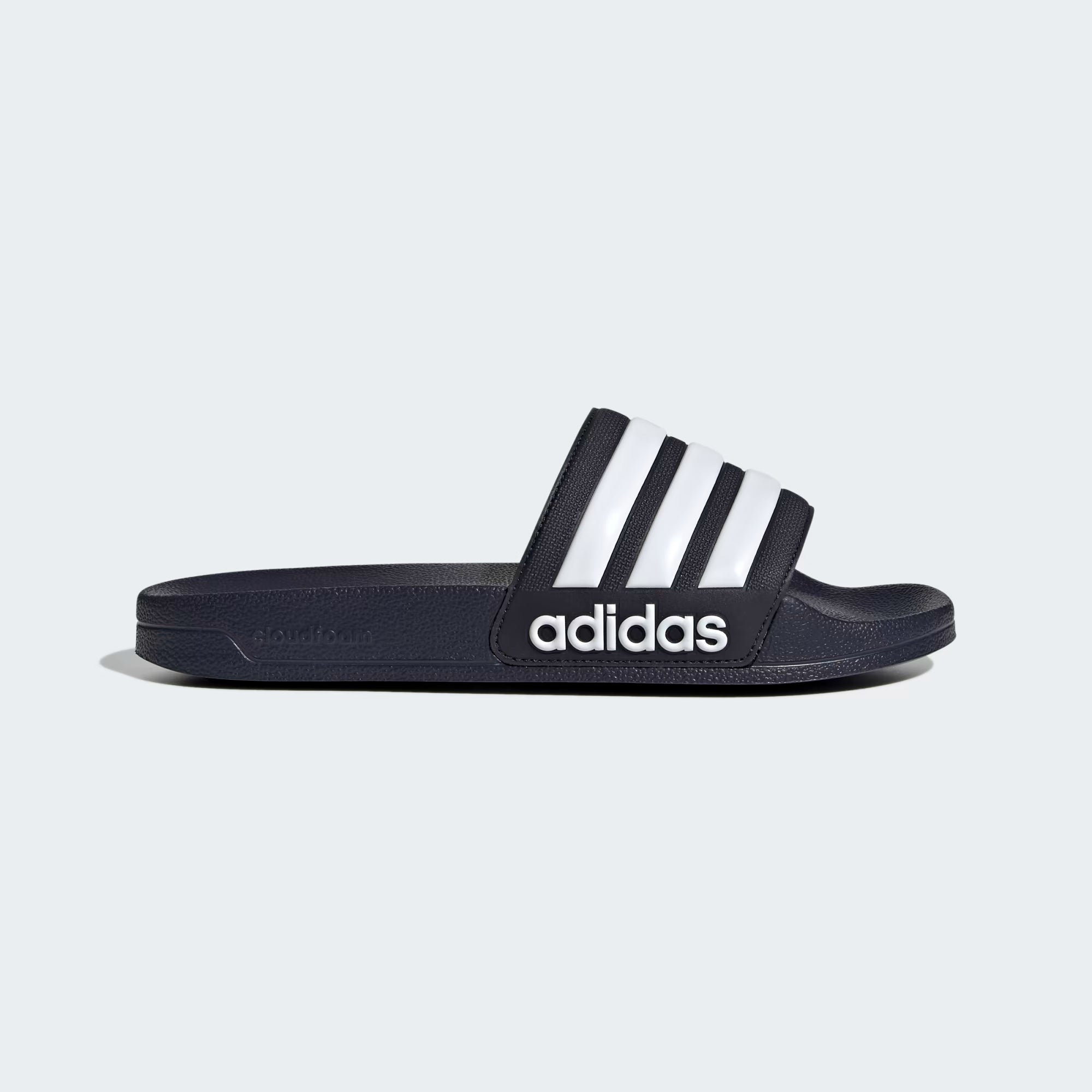 Adidas Kid's Adilette Shower Black/White Slides