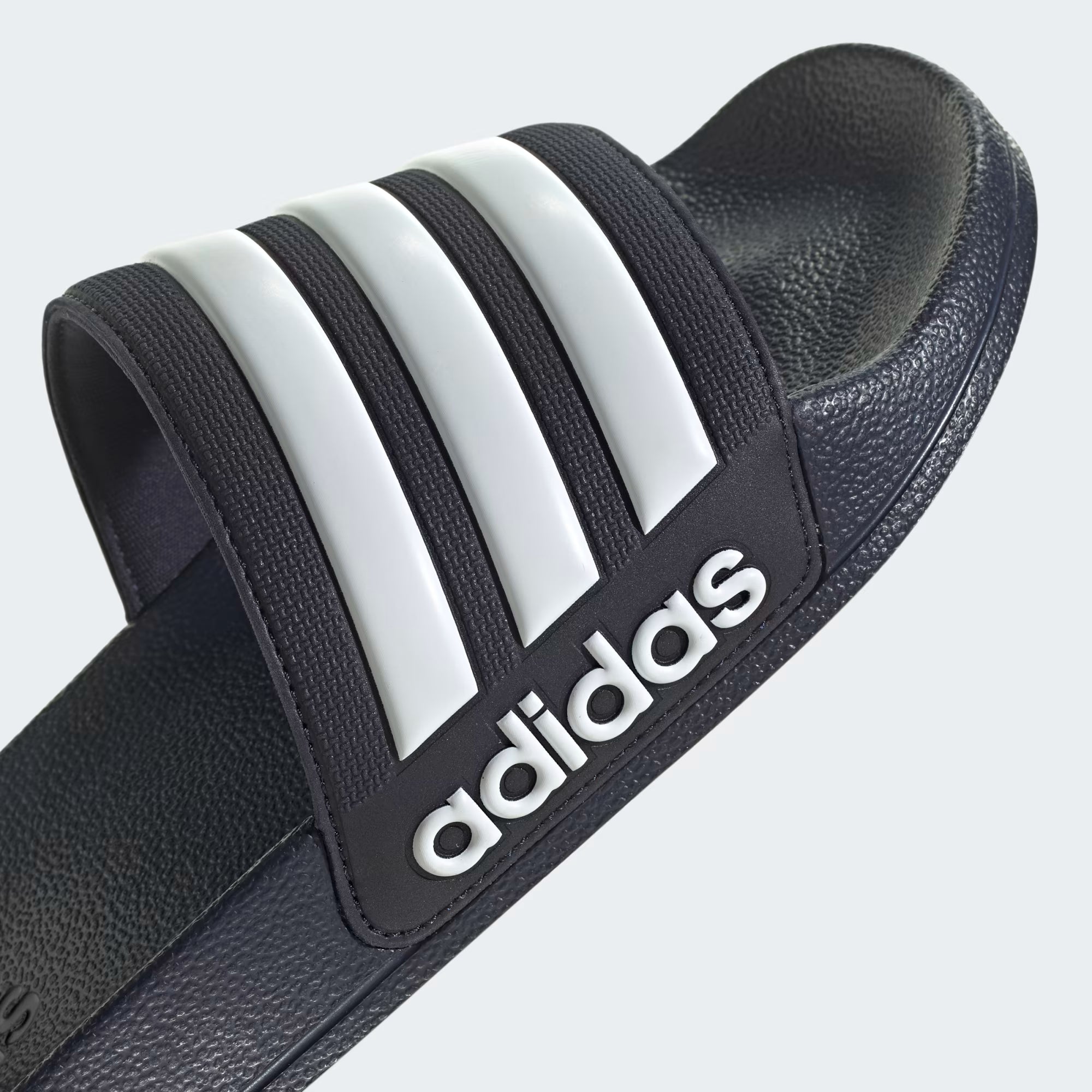 Adidas Kid's Adilette Shower Black/White Slides