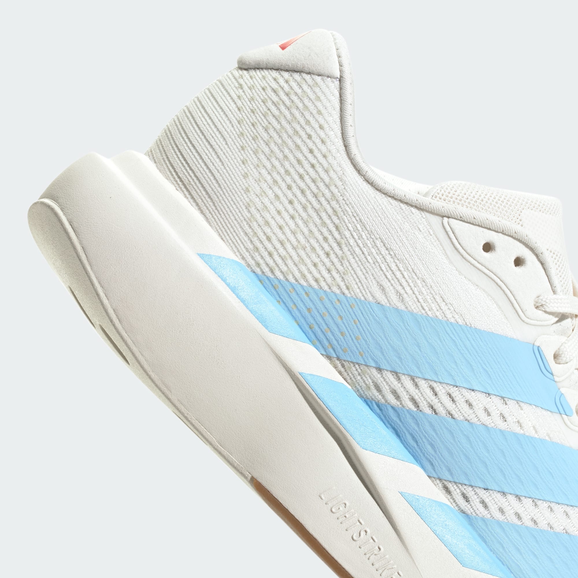 ADIDAS WOMEN'S ADIZERO PACER WHITE/BLUE RUNNING SHOES