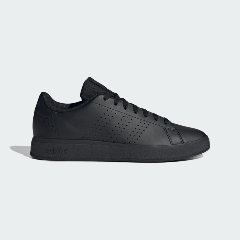 Adidas Men's Advantage Base Triple Black Sneaker Shoes