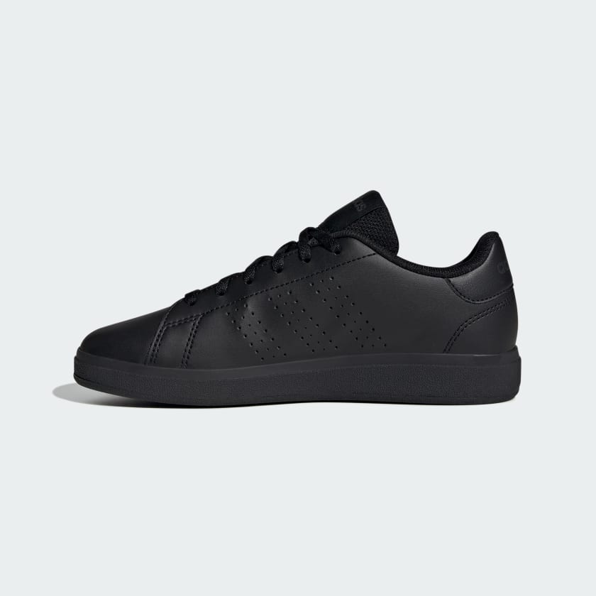 Adidas Kid's Advantage Triple Black Sneaker Shoes