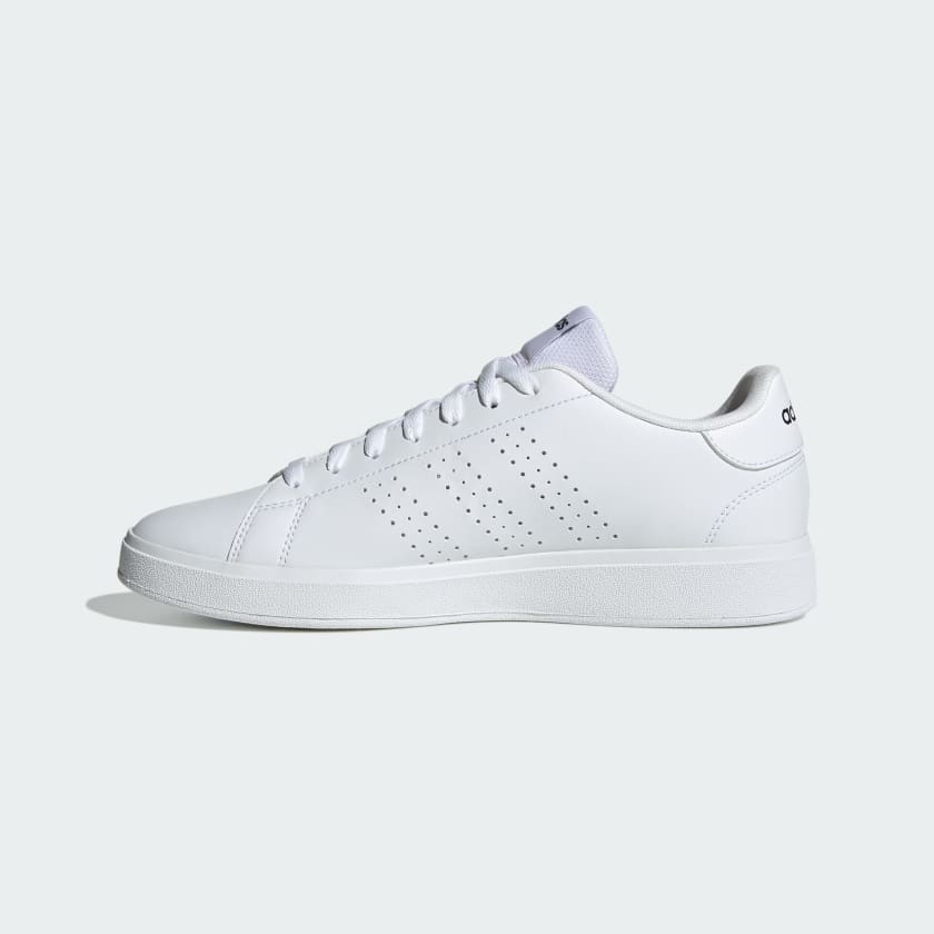 Adidas Men's Advantage 2.0 Triple White Sneaker Shoes