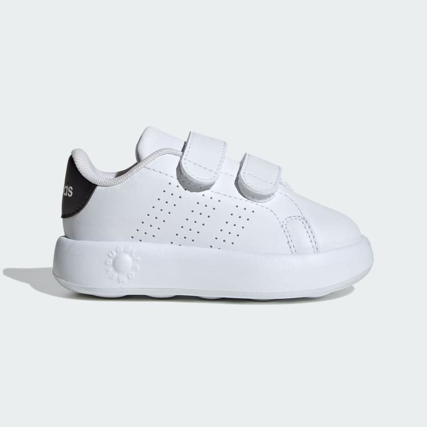 Adidas Kids Advantage White/Black Shoe