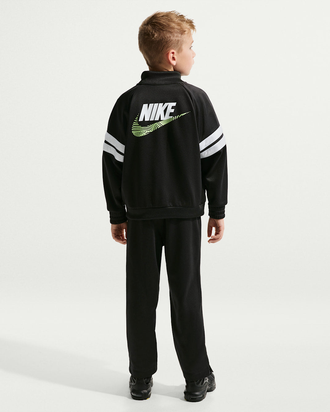 Nike Kid's In The Zone Oversized Black Tracksuit Set