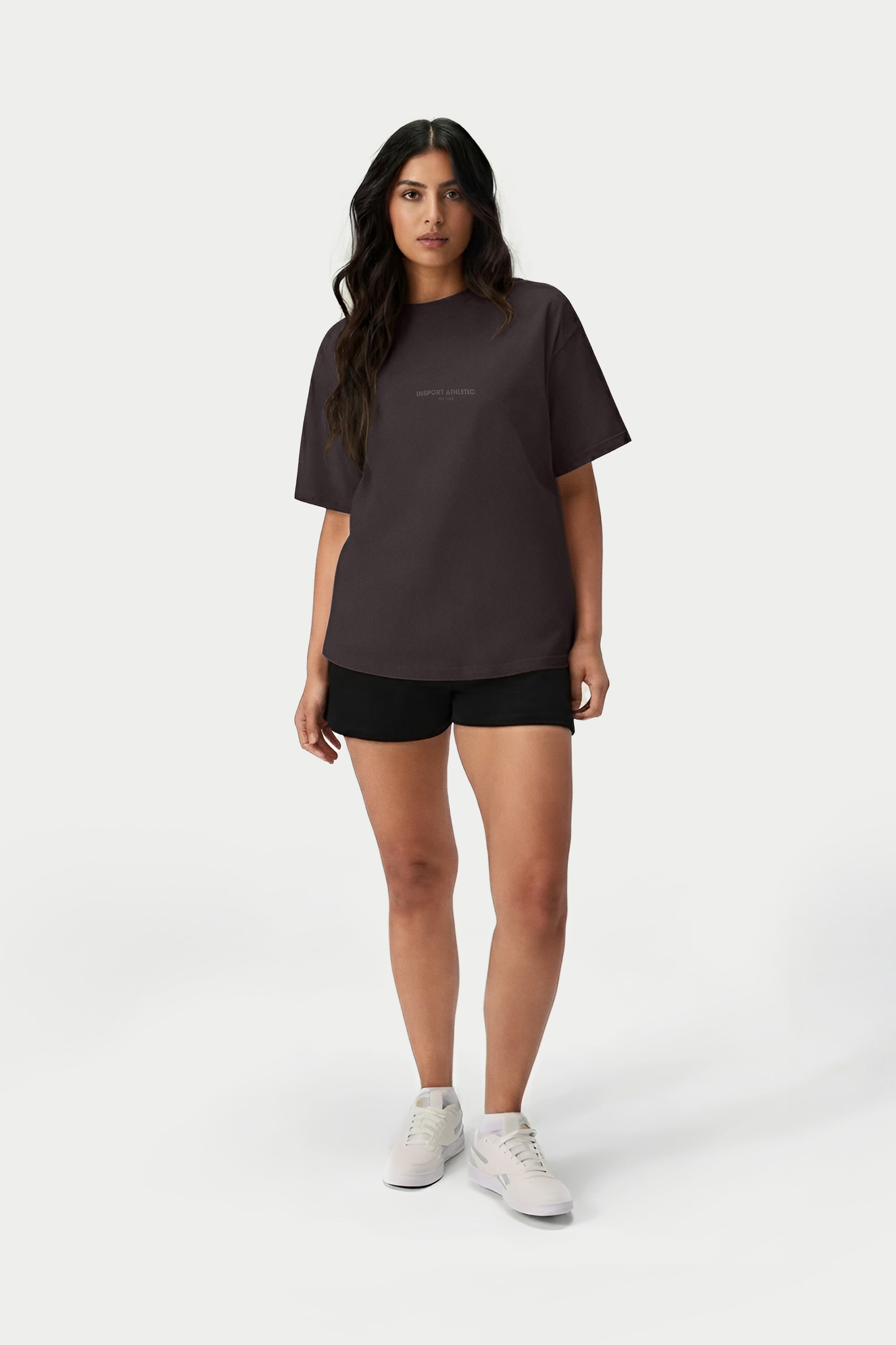 Insport Women's Baily Oversized Chocolate Tee