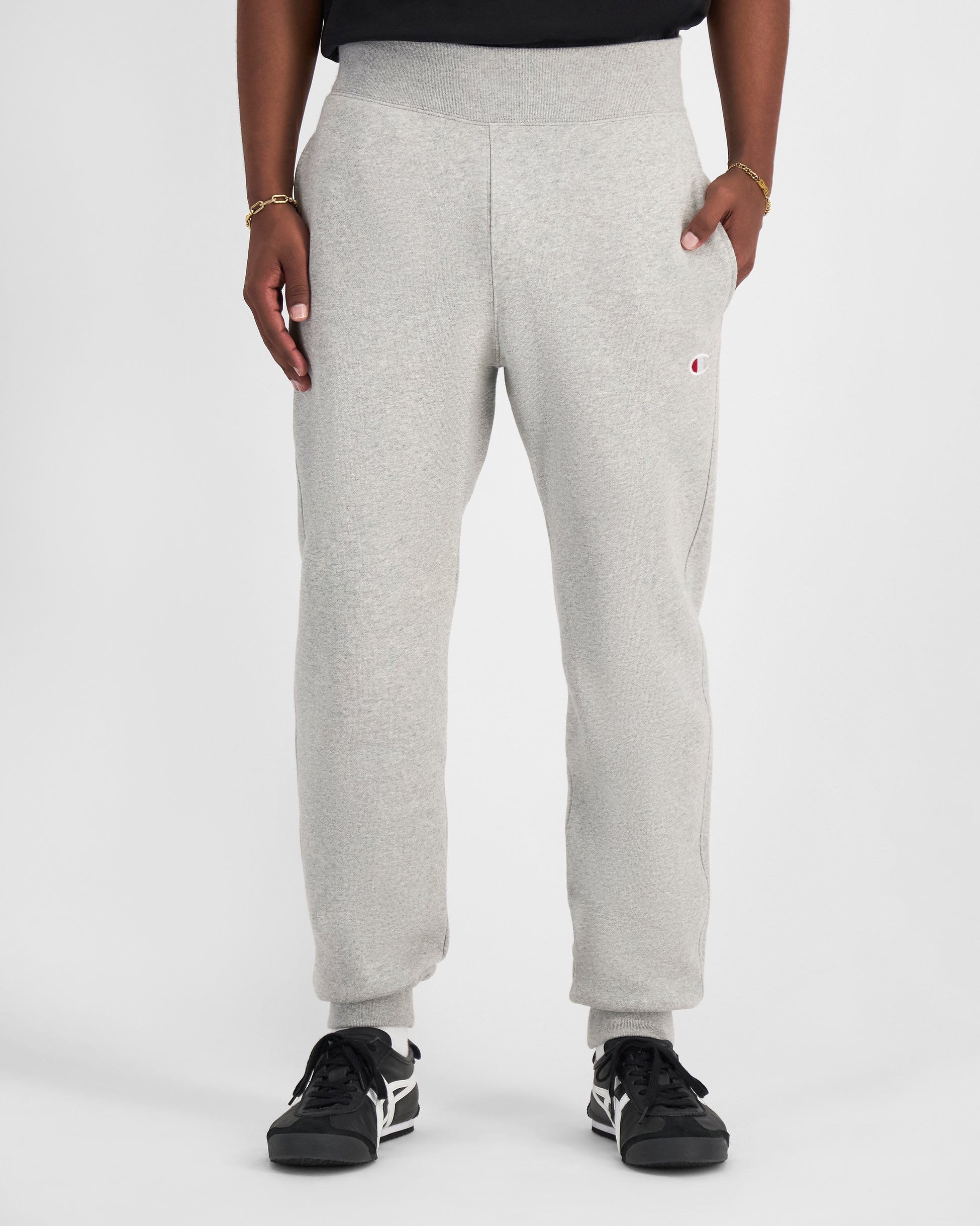 Champion Men's Reserve Weave Grey Trackpants